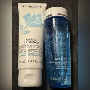 Lancôme Crème Radiance & Bi-Facil Bundle - new/unopened - full size items!
